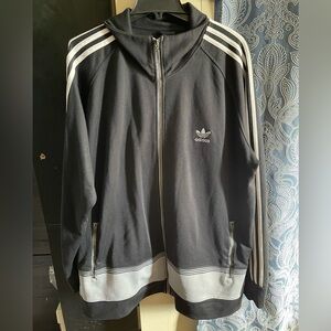Adidas Trefoil Track Jacket Mens Size 2XL Superstar Three Stripe Full Zip